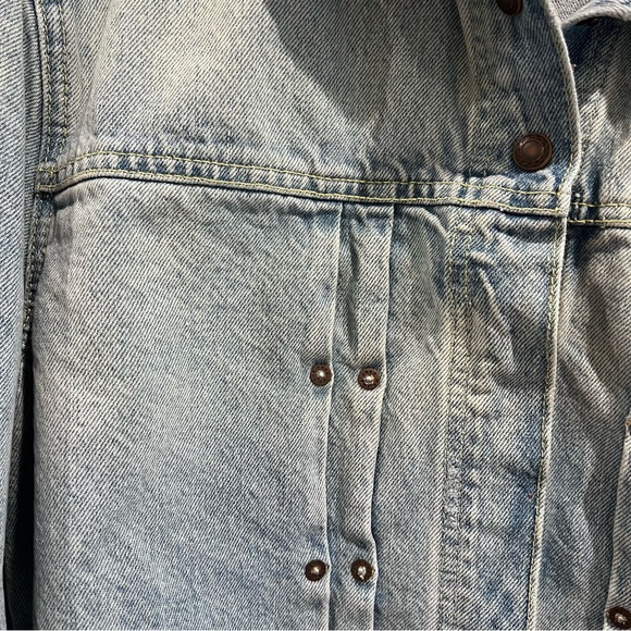 Free People Dillon jean jacket womens size‎ Size S - Picture 6 of 15